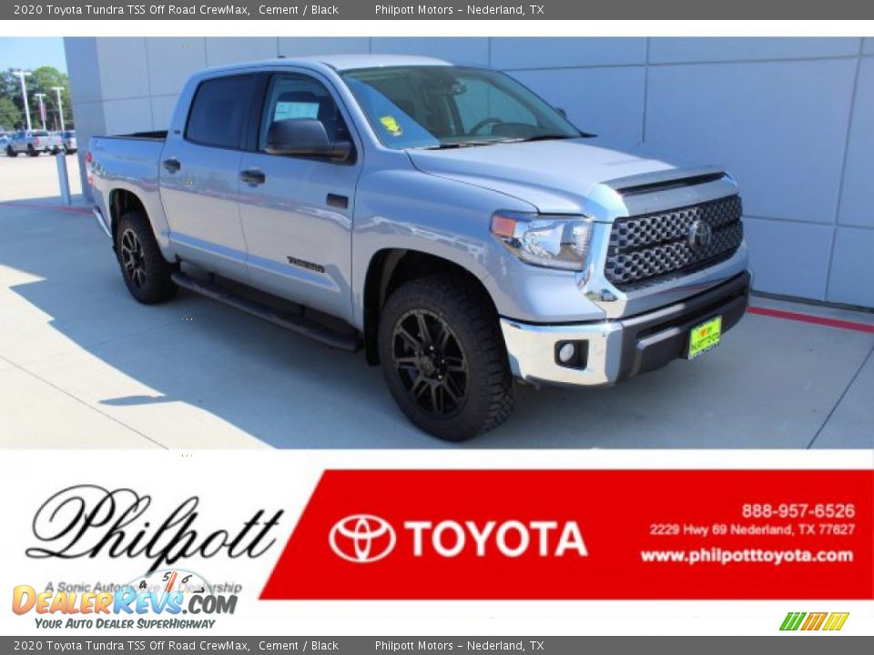 2020 Toyota Tundra TSS Off Road CrewMax Cement / Black Photo #1