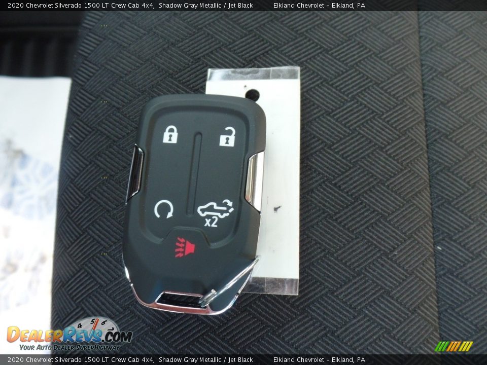 2020 Chevrolet Silverado 1500 LT Crew Cab 4x4 Shadow Gray Metallic / Jet Black Photo #22