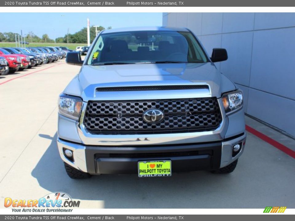 2020 Toyota Tundra TSS Off Road CrewMax Cement / Black Photo #3