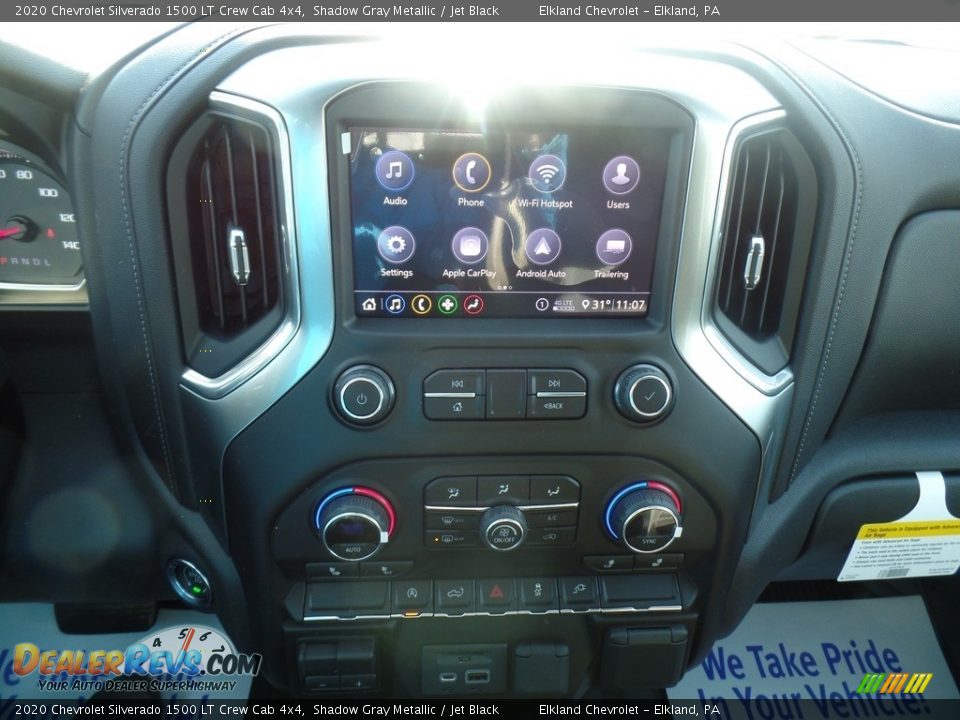 2020 Chevrolet Silverado 1500 LT Crew Cab 4x4 Shadow Gray Metallic / Jet Black Photo #24