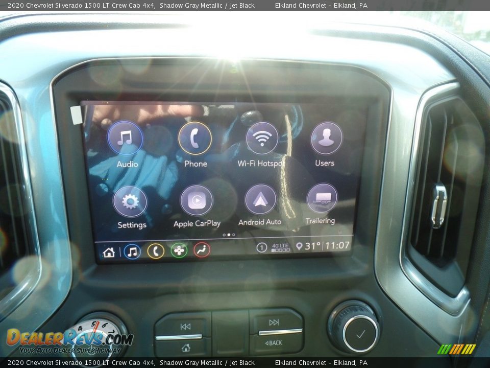 2020 Chevrolet Silverado 1500 LT Crew Cab 4x4 Shadow Gray Metallic / Jet Black Photo #25