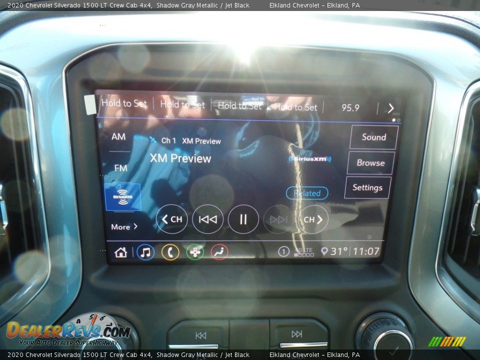 2020 Chevrolet Silverado 1500 LT Crew Cab 4x4 Shadow Gray Metallic / Jet Black Photo #26