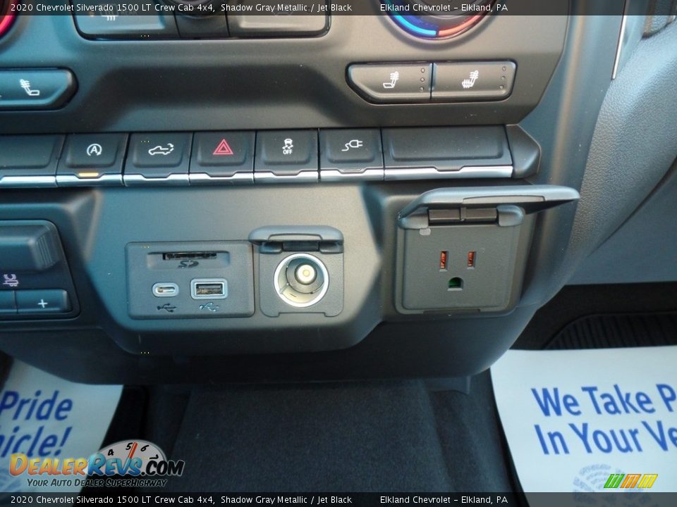 2020 Chevrolet Silverado 1500 LT Crew Cab 4x4 Shadow Gray Metallic / Jet Black Photo #30