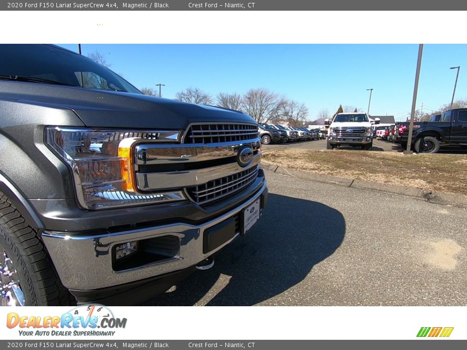 2020 Ford F150 Lariat SuperCrew 4x4 Magnetic / Black Photo #28