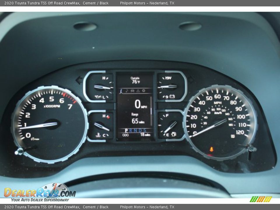 2020 Toyota Tundra TSS Off Road CrewMax Cement / Black Photo #14