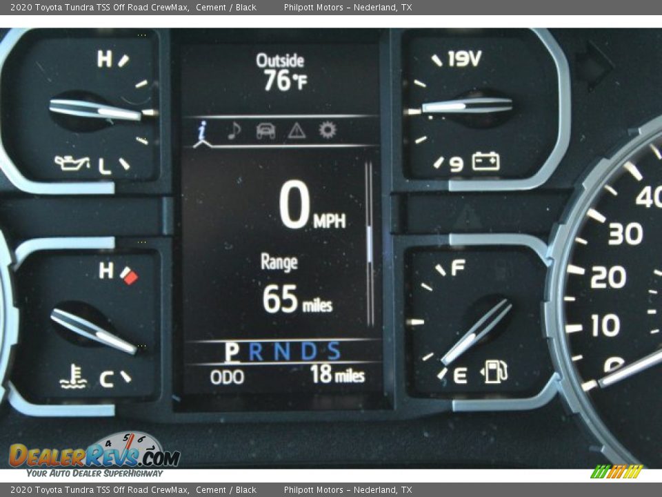 2020 Toyota Tundra TSS Off Road CrewMax Cement / Black Photo #15