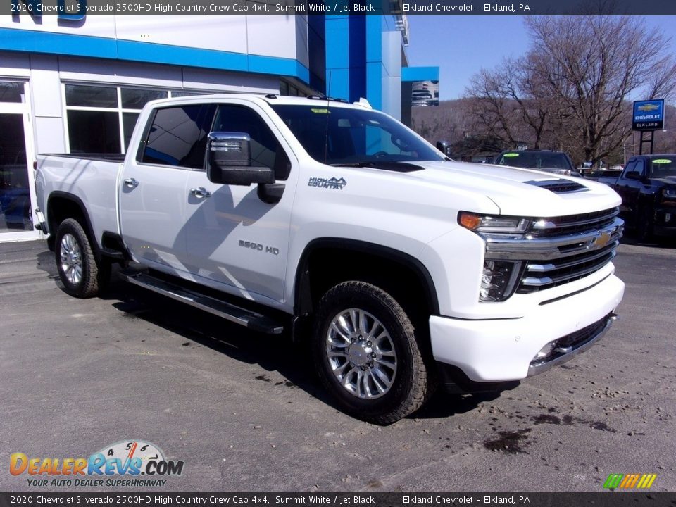 2020 Chevrolet Silverado 2500HD High Country Crew Cab 4x4 Summit White / Jet Black Photo #3