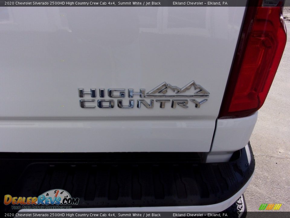 2020 Chevrolet Silverado 2500HD High Country Crew Cab 4x4 Summit White / Jet Black Photo #6