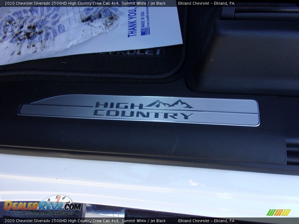 2020 Chevrolet Silverado 2500HD High Country Crew Cab 4x4 Summit White / Jet Black Photo #22