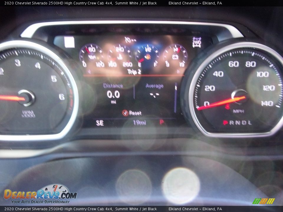 2020 Chevrolet Silverado 2500HD High Country Crew Cab 4x4 Summit White / Jet Black Photo #24
