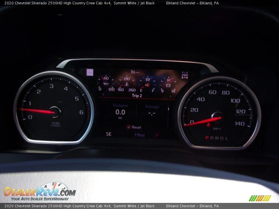 2020 Chevrolet Silverado 2500HD High Country Crew Cab 4x4 Summit White / Jet Black Photo #25