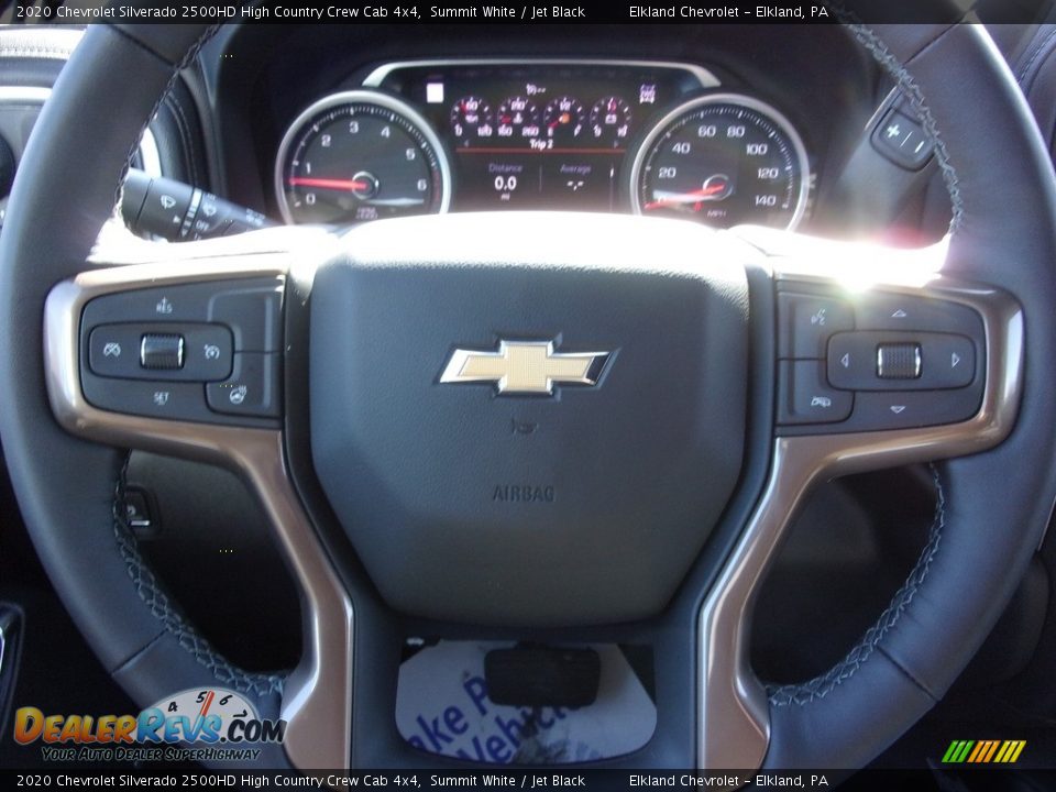 2020 Chevrolet Silverado 2500HD High Country Crew Cab 4x4 Summit White / Jet Black Photo #26