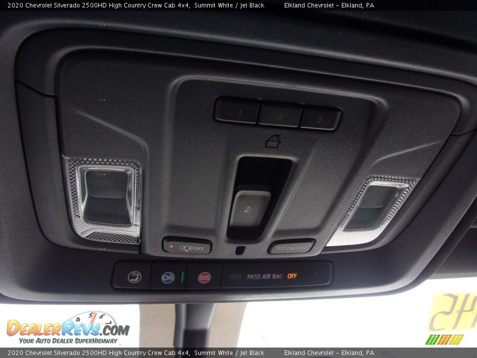 2020 Chevrolet Silverado 2500HD High Country Crew Cab 4x4 Summit White / Jet Black Photo #35