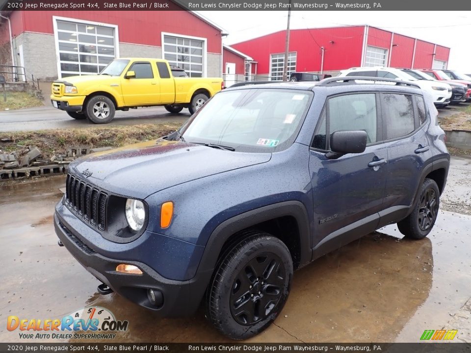 2020 Jeep Renegade Sport 4x4 Slate Blue Pearl / Black Photo #1