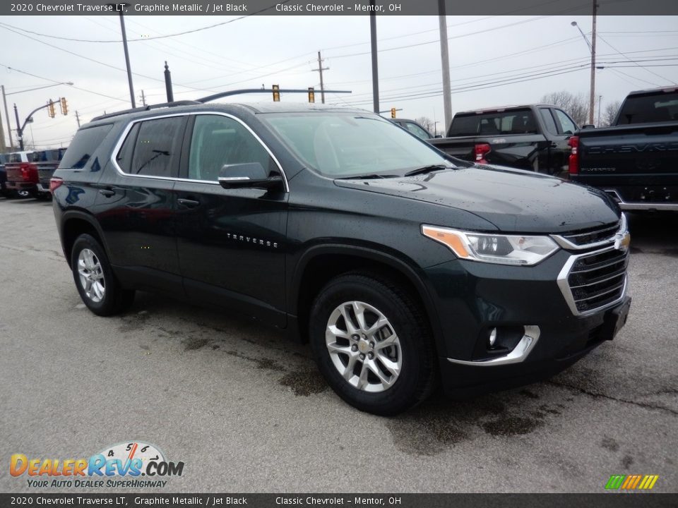 2020 Chevrolet Traverse LT Graphite Metallic / Jet Black Photo #3