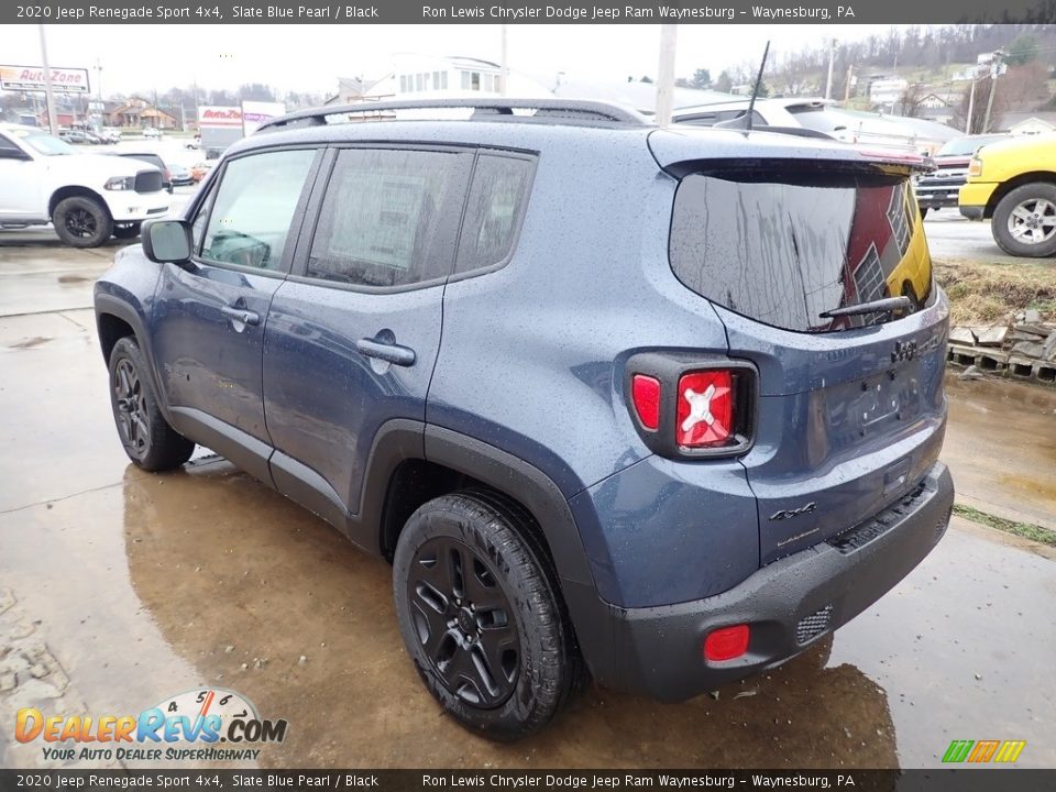 2020 Jeep Renegade Sport 4x4 Slate Blue Pearl / Black Photo #3