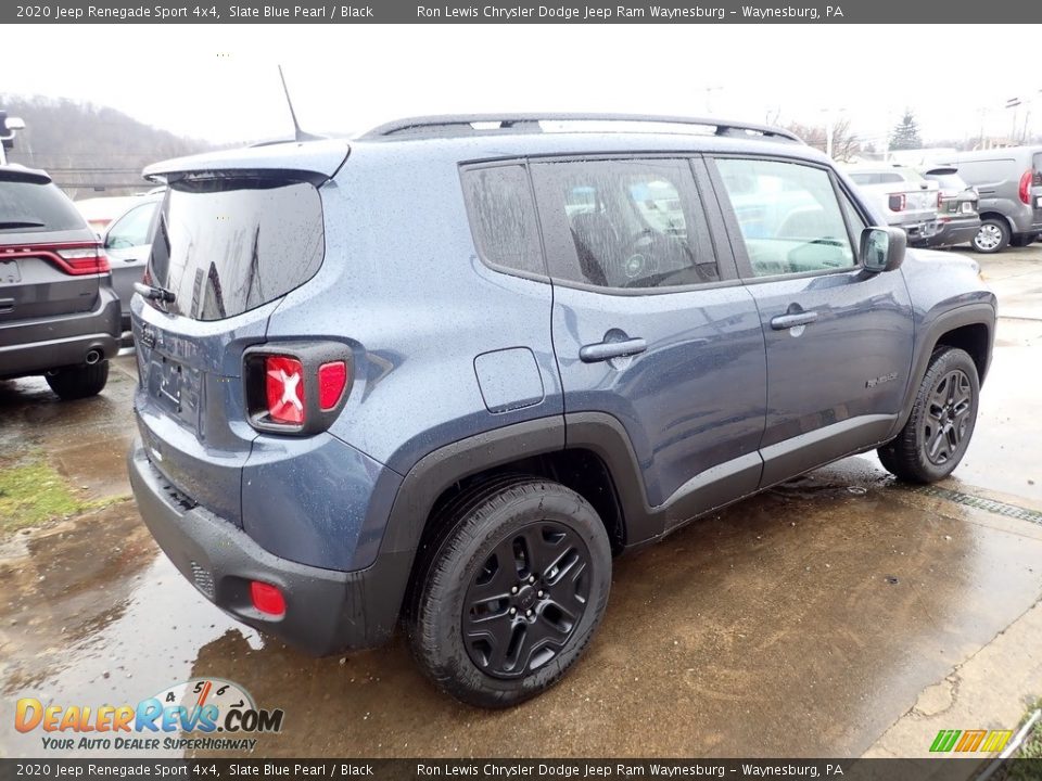 2020 Jeep Renegade Sport 4x4 Slate Blue Pearl / Black Photo #5