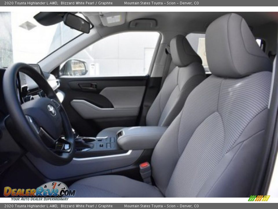 2020 Toyota Highlander L AWD Blizzard White Pearl / Graphite Photo #6