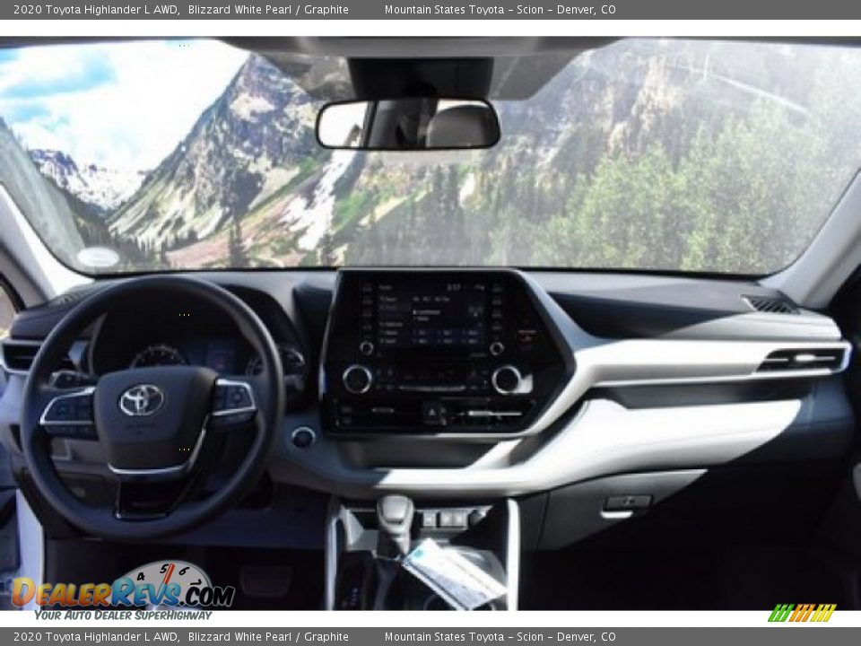 2020 Toyota Highlander L AWD Blizzard White Pearl / Graphite Photo #7