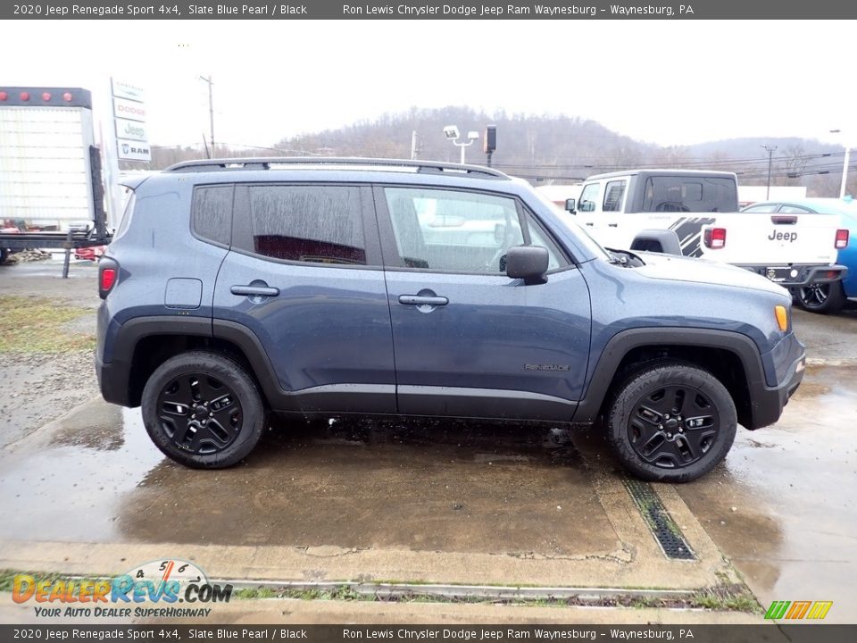 2020 Jeep Renegade Sport 4x4 Slate Blue Pearl / Black Photo #6