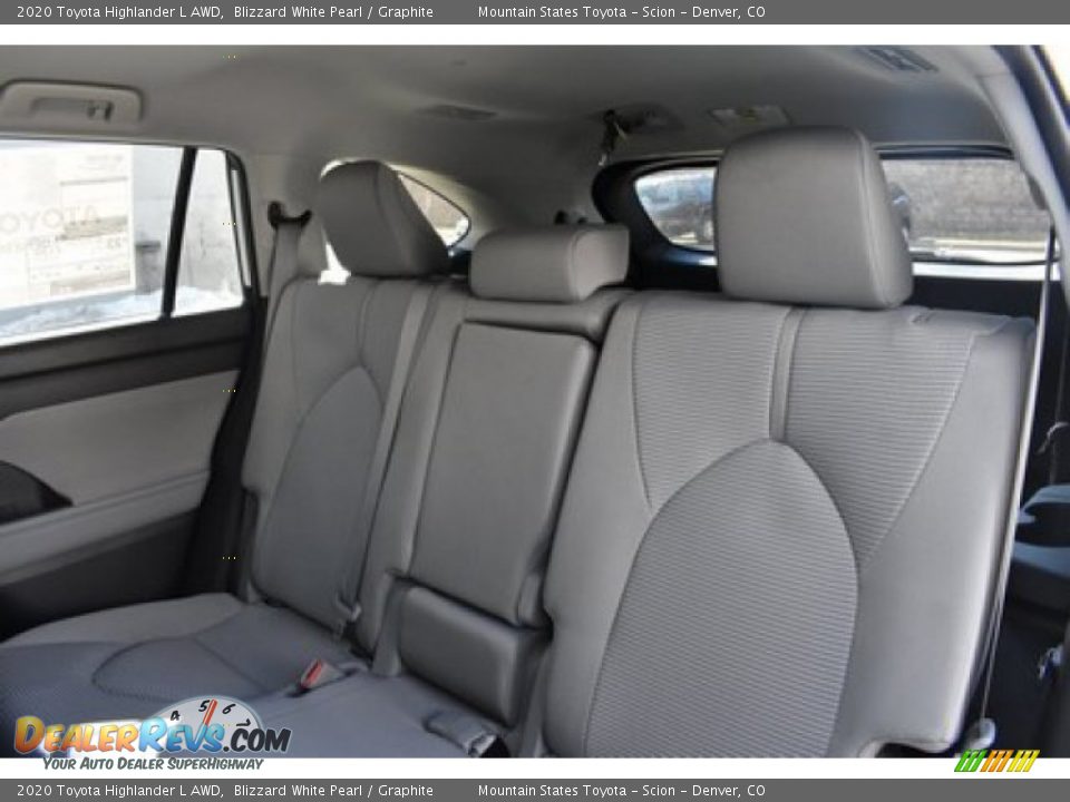 2020 Toyota Highlander L AWD Blizzard White Pearl / Graphite Photo #9