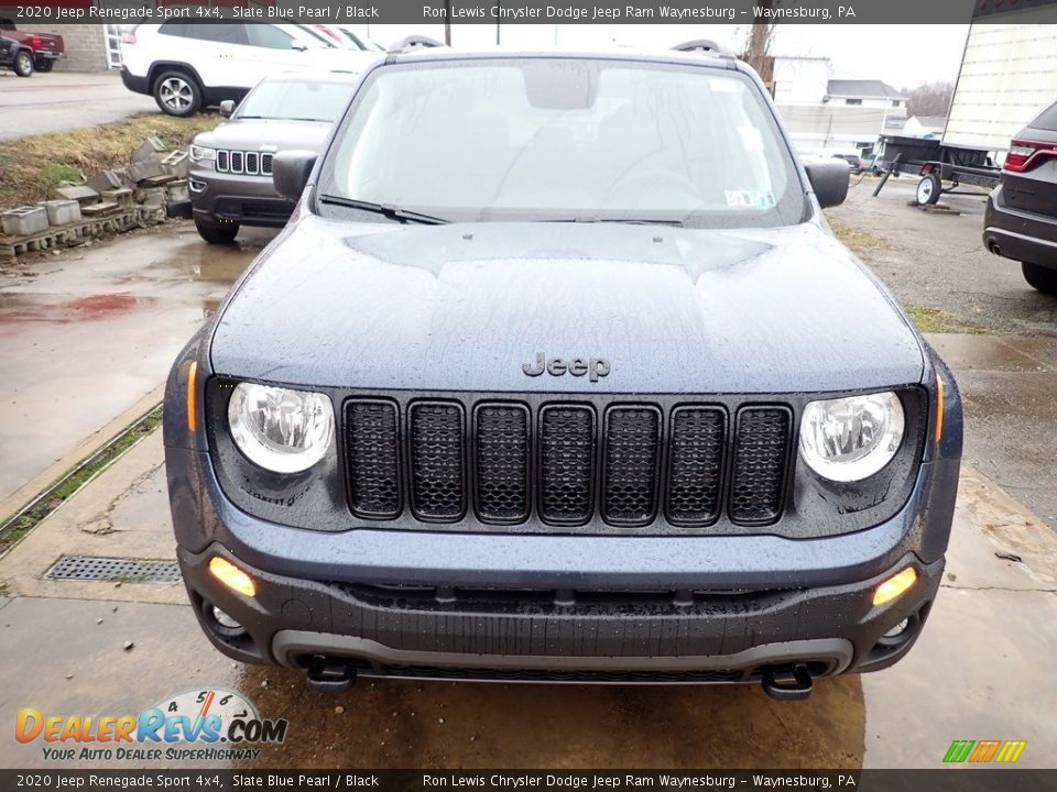 2020 Jeep Renegade Sport 4x4 Slate Blue Pearl / Black Photo #8