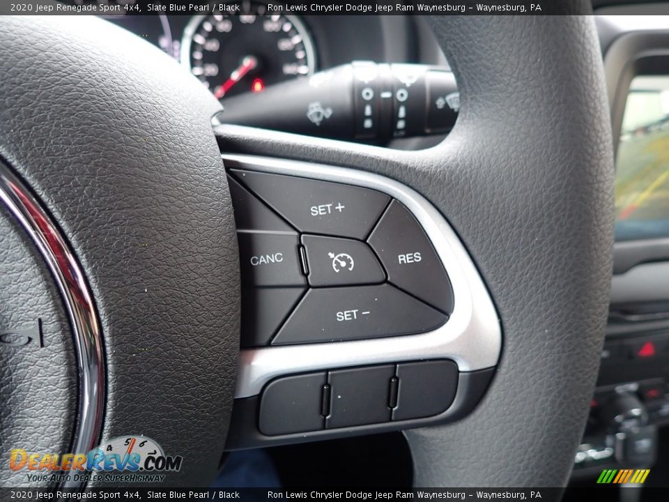 2020 Jeep Renegade Sport 4x4 Slate Blue Pearl / Black Photo #17