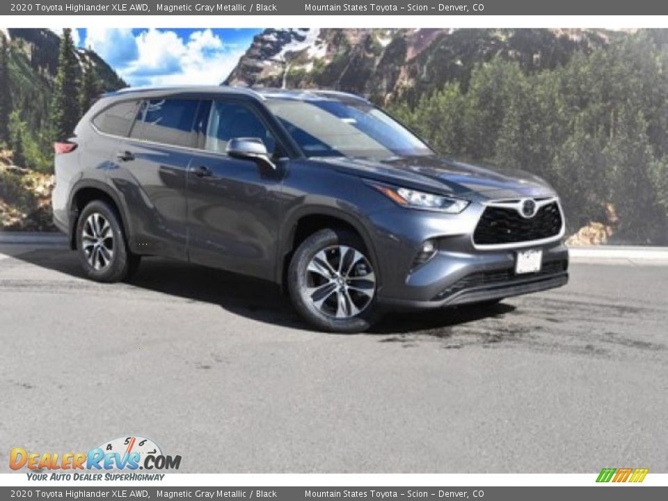 2020 Toyota Highlander XLE AWD Magnetic Gray Metallic / Black Photo #1