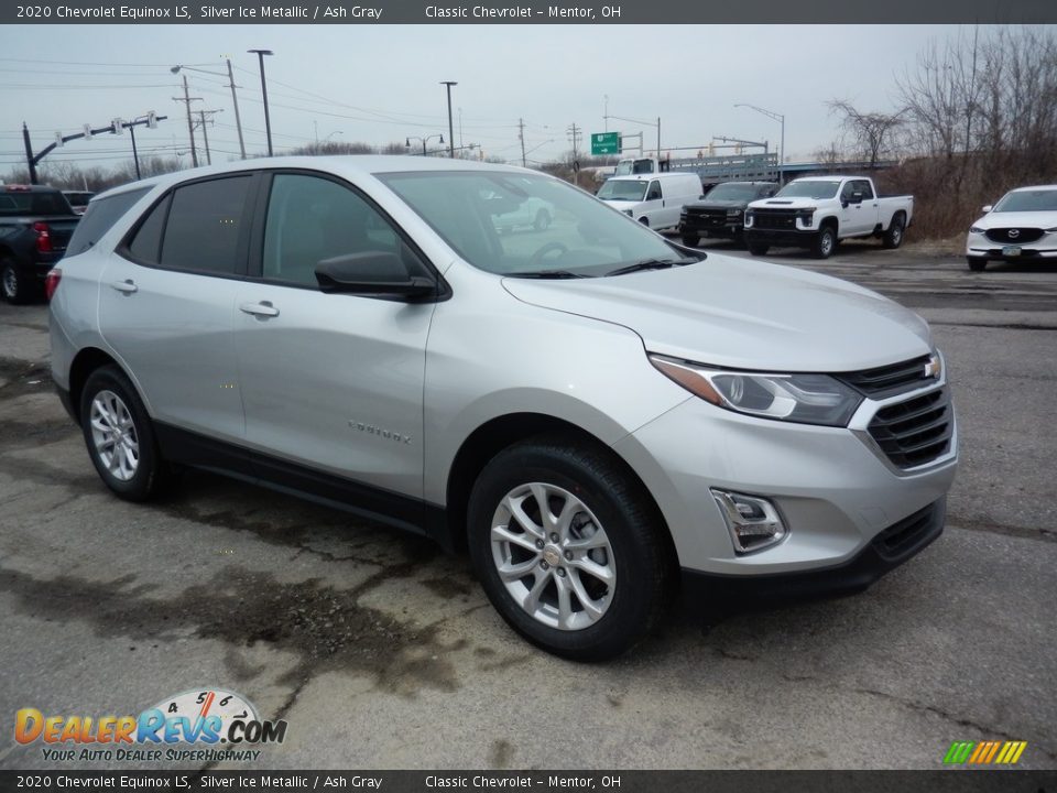 2020 Chevrolet Equinox LS Silver Ice Metallic / Ash Gray Photo #3