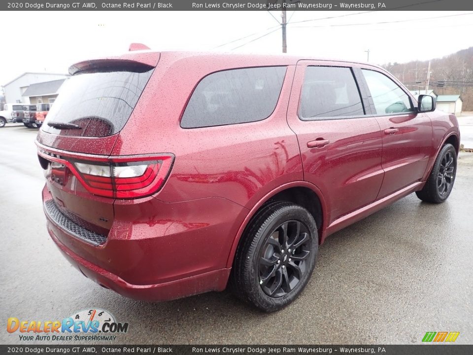 2020 Dodge Durango GT AWD Octane Red Pearl / Black Photo #5