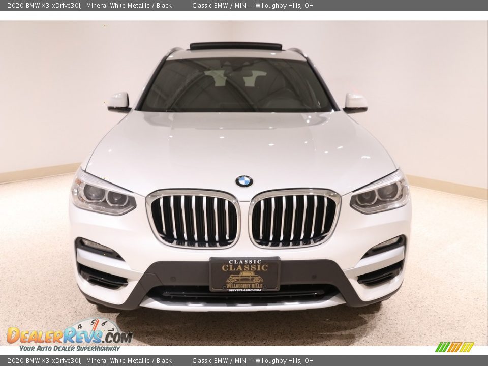 2020 BMW X3 xDrive30i Mineral White Metallic / Black Photo #2