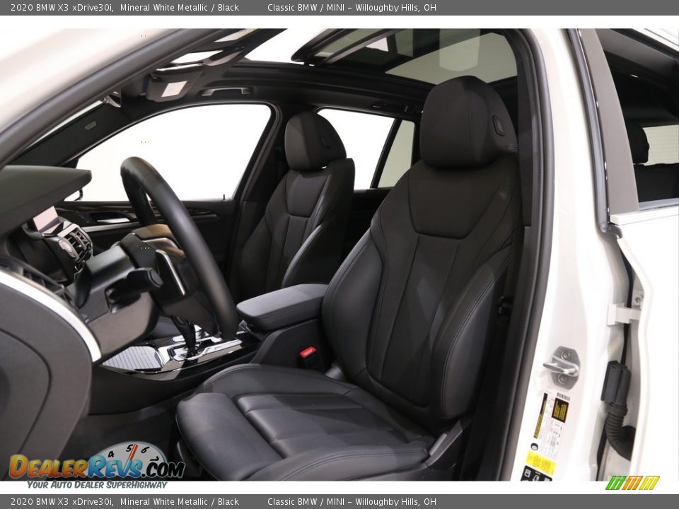 2020 BMW X3 xDrive30i Mineral White Metallic / Black Photo #7