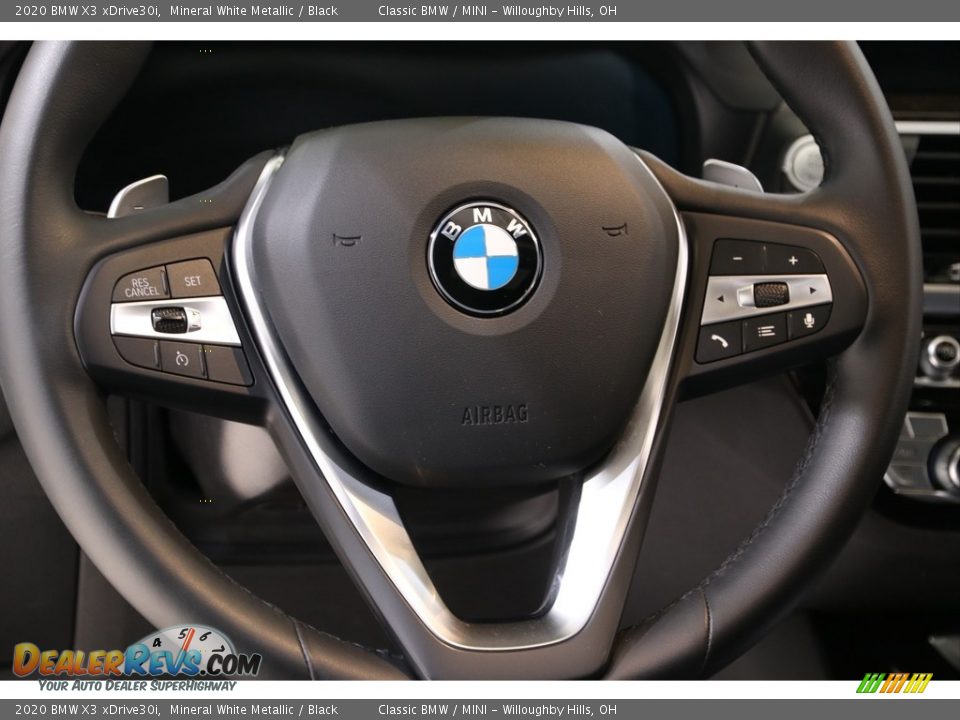 2020 BMW X3 xDrive30i Mineral White Metallic / Black Photo #9