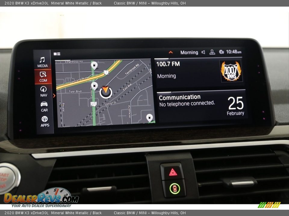 2020 BMW X3 xDrive30i Mineral White Metallic / Black Photo #11