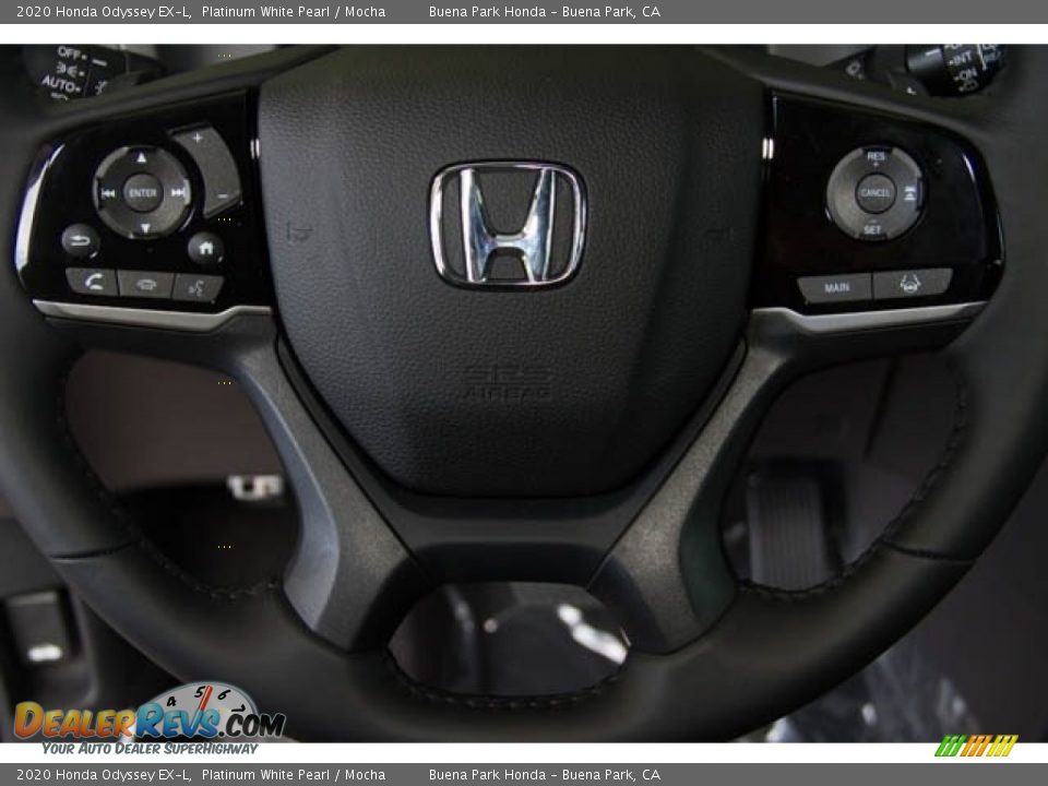 2020 Honda Odyssey EX-L Platinum White Pearl / Mocha Photo #22
