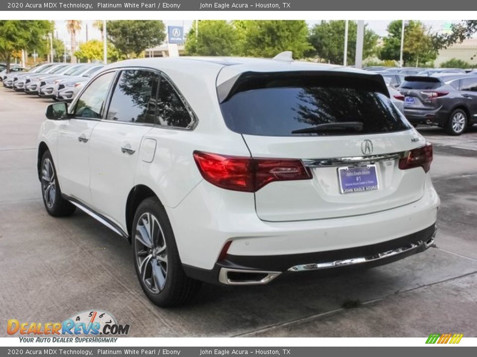 2020 Acura MDX Technology Platinum White Pearl / Ebony Photo #6