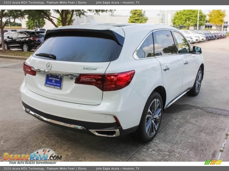 2020 Acura MDX Technology Platinum White Pearl / Ebony Photo #8