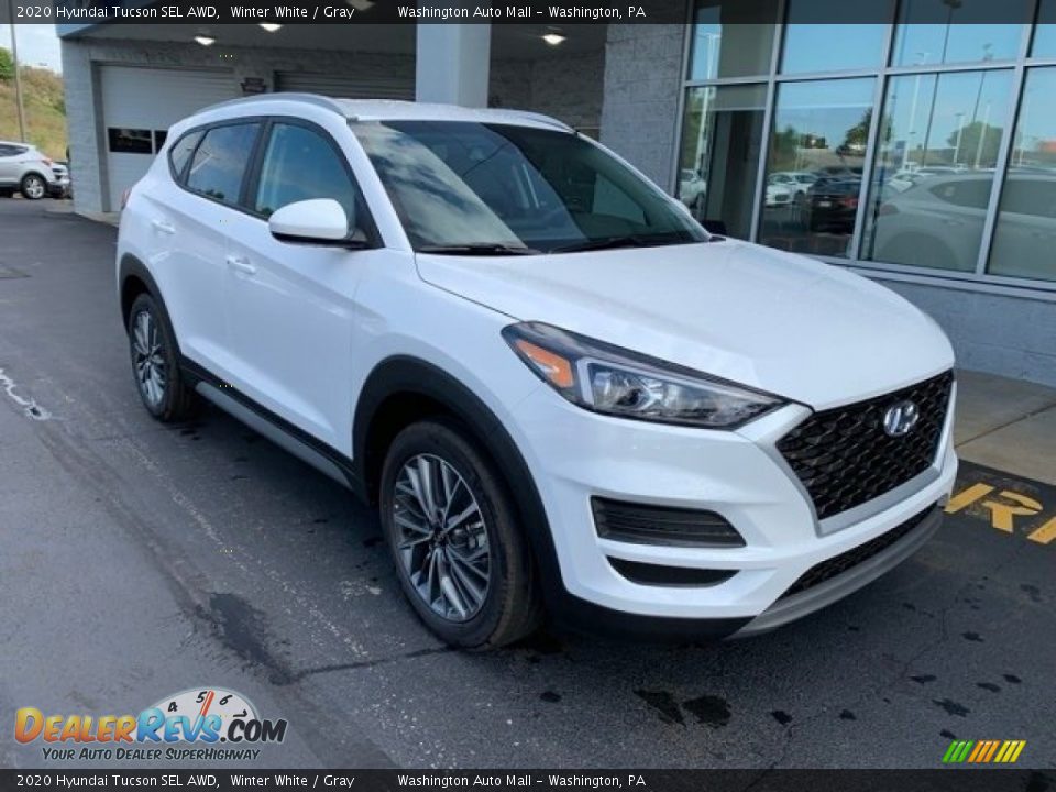 Front 3/4 View of 2020 Hyundai Tucson SEL AWD Photo #1