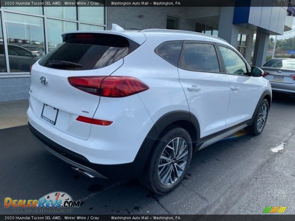 2020 Hyundai Tucson SEL AWD Winter White / Gray Photo #3