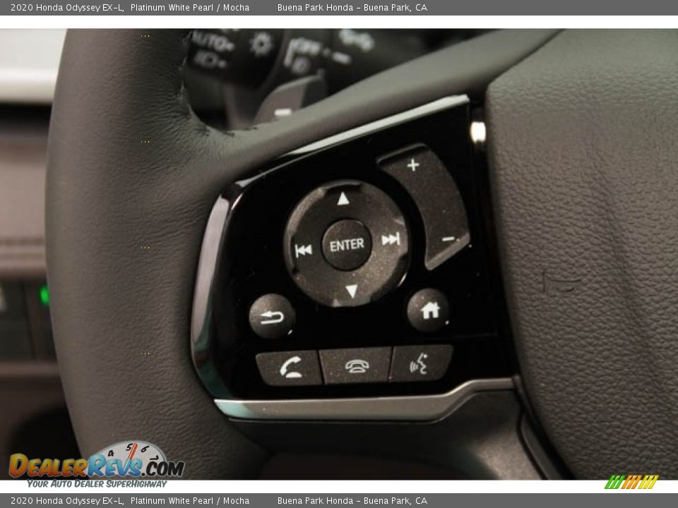 2020 Honda Odyssey EX-L Platinum White Pearl / Mocha Photo #31
