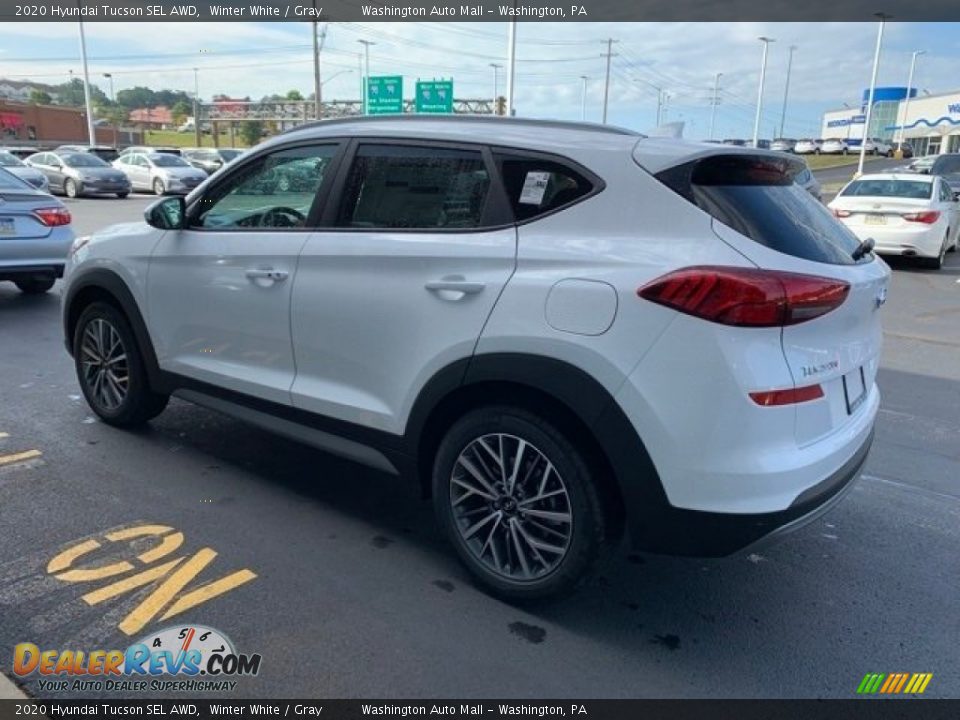 2020 Hyundai Tucson SEL AWD Winter White / Gray Photo #5
