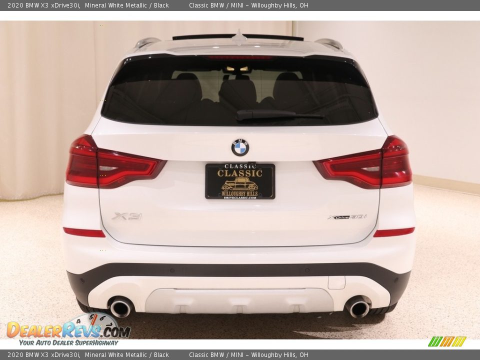 2020 BMW X3 xDrive30i Mineral White Metallic / Black Photo #27