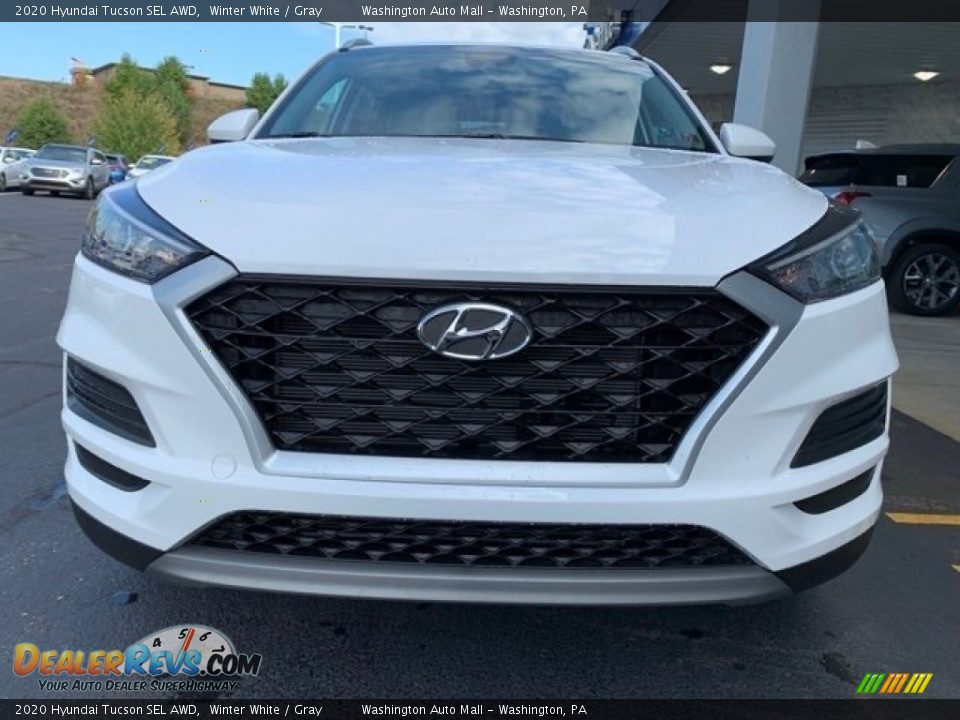 2020 Hyundai Tucson SEL AWD Winter White / Gray Photo #7