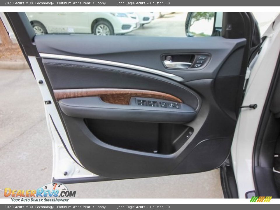 2020 Acura MDX Technology Platinum White Pearl / Ebony Photo #17