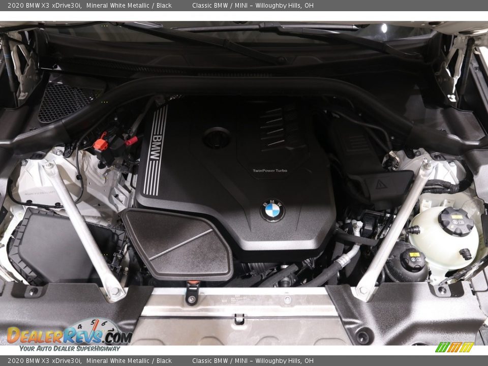 2020 BMW X3 xDrive30i Mineral White Metallic / Black Photo #28