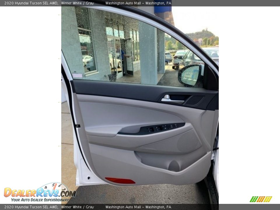 2020 Hyundai Tucson SEL AWD Winter White / Gray Photo #10