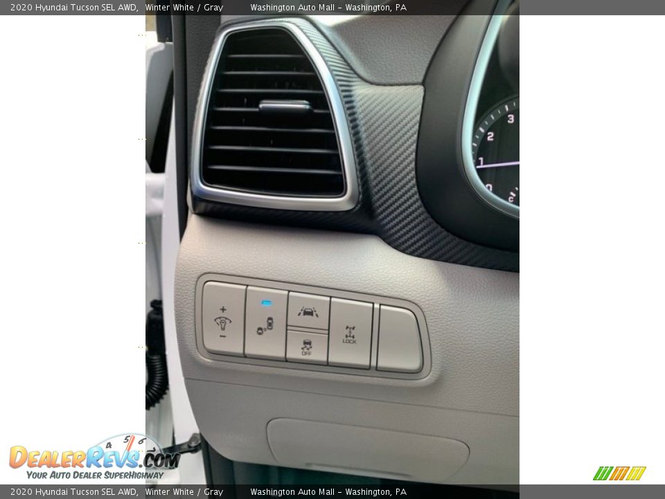 2020 Hyundai Tucson SEL AWD Winter White / Gray Photo #12