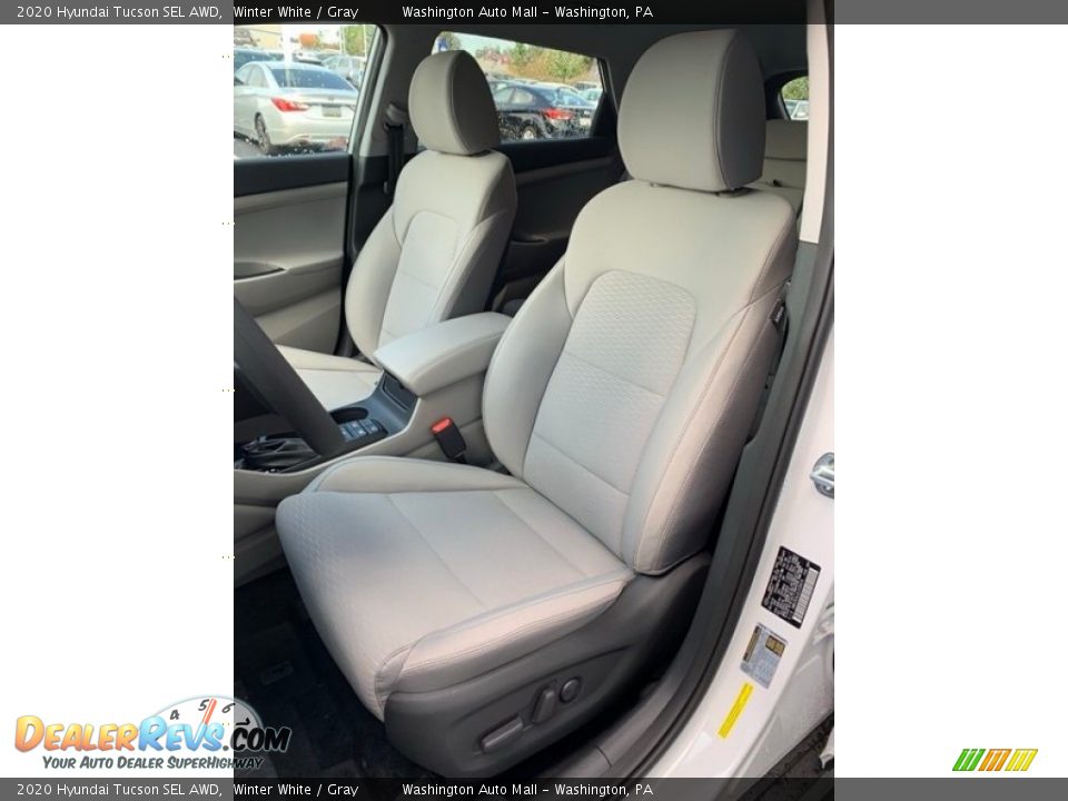 2020 Hyundai Tucson SEL AWD Winter White / Gray Photo #14