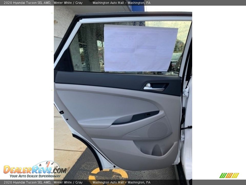2020 Hyundai Tucson SEL AWD Winter White / Gray Photo #16