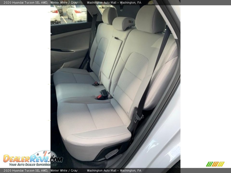 2020 Hyundai Tucson SEL AWD Winter White / Gray Photo #18